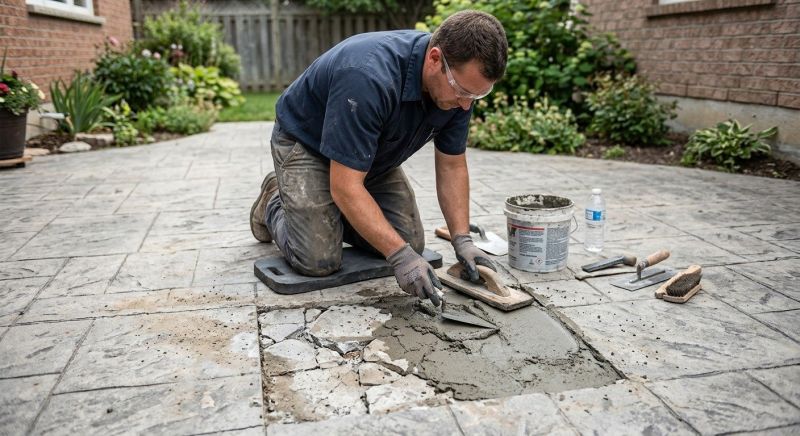 Decorative Concrete Repair in Spartanburg, SC