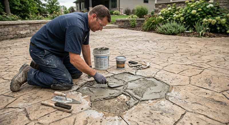 Decorative Concrete Repair in Santa Rosa, CA