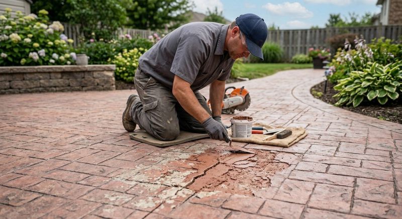 Decorative Concrete Repair in Santa Rosa, CA
